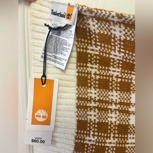 🍁 Plaid Timberland Scarf - Picture 4 of 5